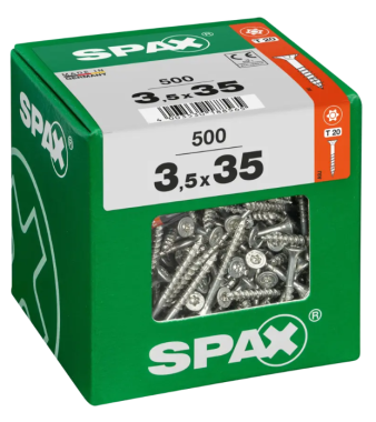 Spax Universalschraube, 3,5x35, 500 St., 4191020350346